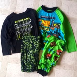 Boys Cat & Jack & Minecraft Pajamas